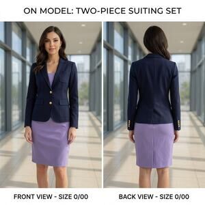 Ann Taylor NWT Dress + Banana Republic Blazer Size 00/0 Workwear Bundle Petite